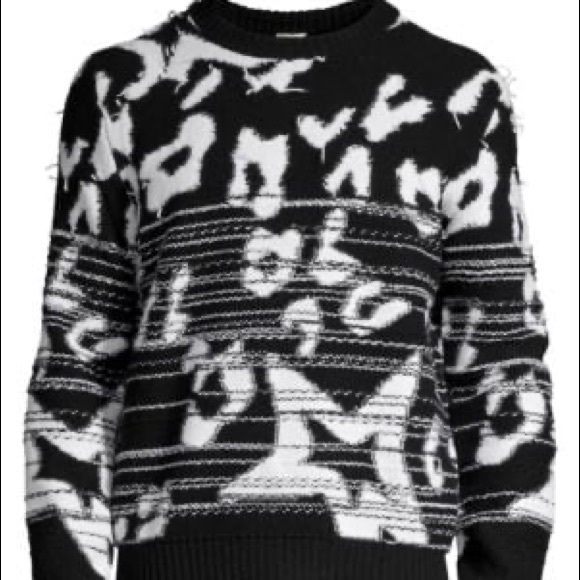 Paul Smith Abstract Print Lambswool Sweater - Picture 3 of 3